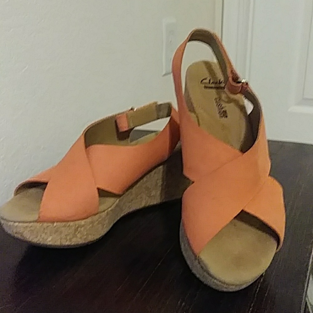 Clarks Platform Sandals
